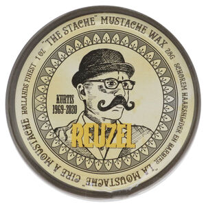The Stache Mustache Wax by Reuzel for Men - 1 oz Wax